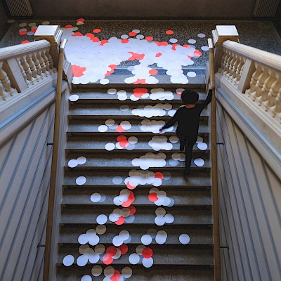 Résidence artistique de Delphine Costier, 2021. Photo : Delphine Broggio